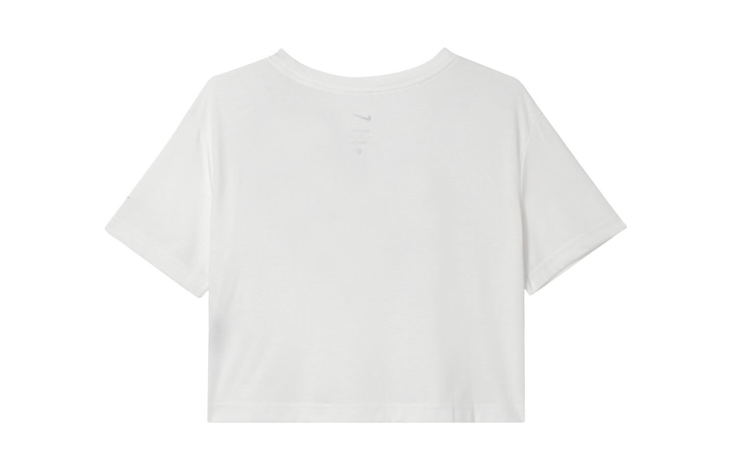 Женская футболка с круглым вырезом и принтом Dri-FIT, белая Nike — фото 2
