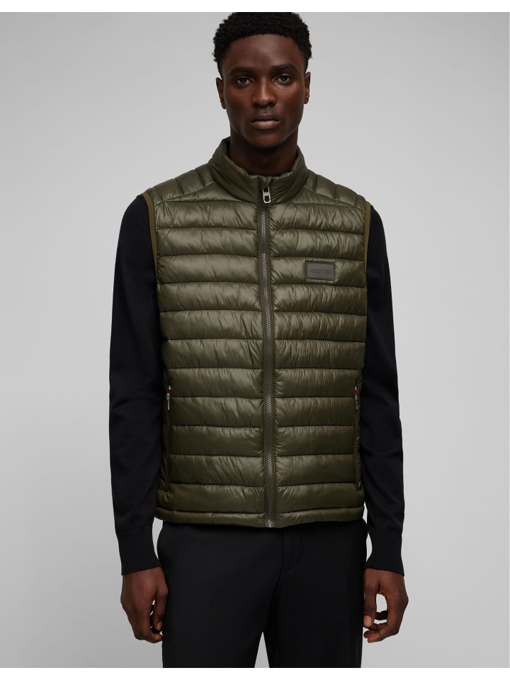 

HECHTER PARIS Жилет темно-зеленого цвета