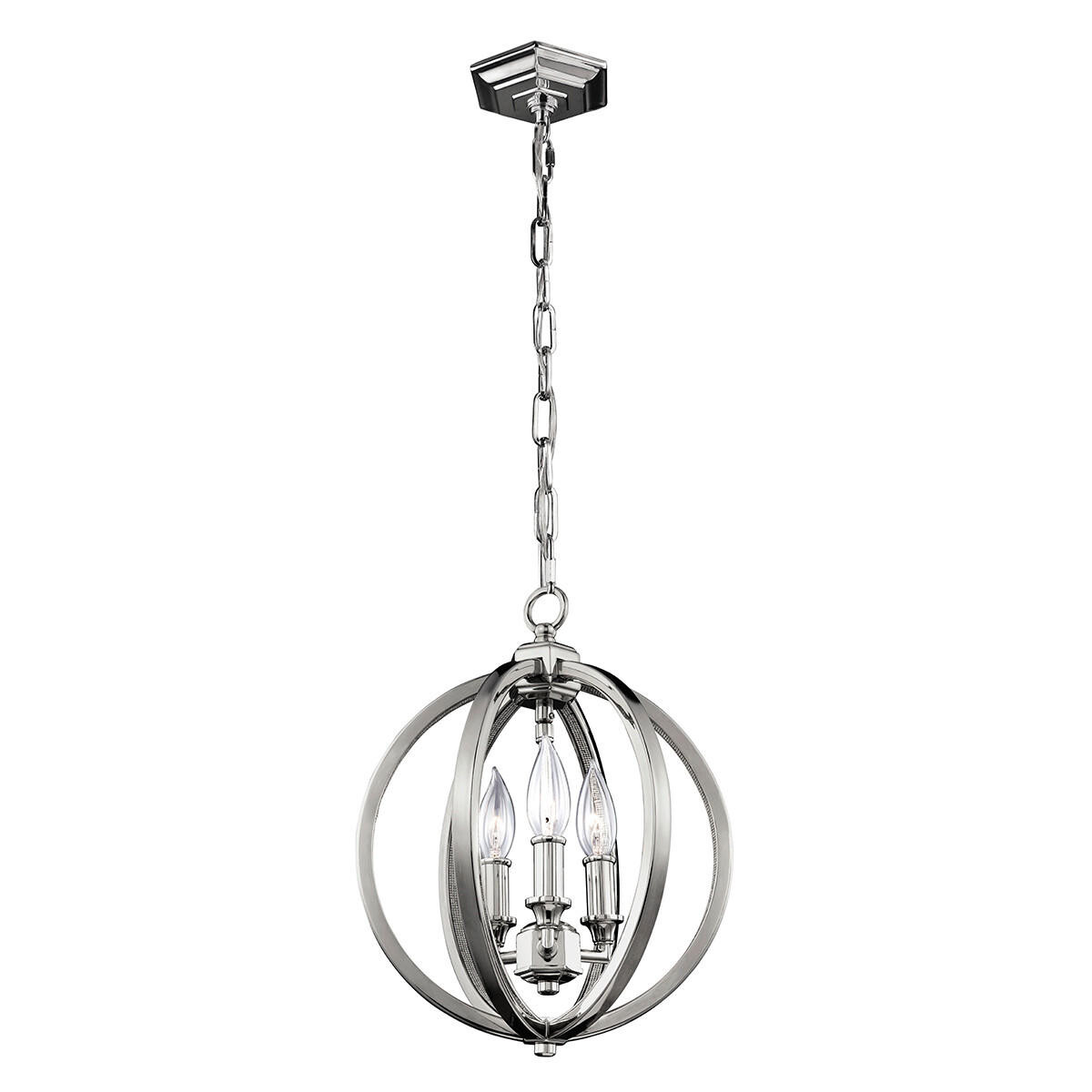 

Подвесной светильник Elstead Lighting, 28,6x50,8 см, никельной