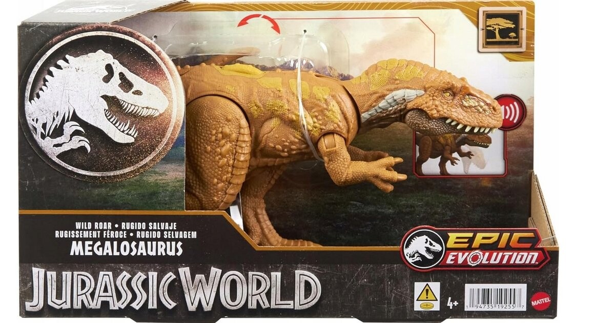 

JURASSIC WORLD EPIC EVOLUTION ДИНОЗАВР Мегалозавр со звуком