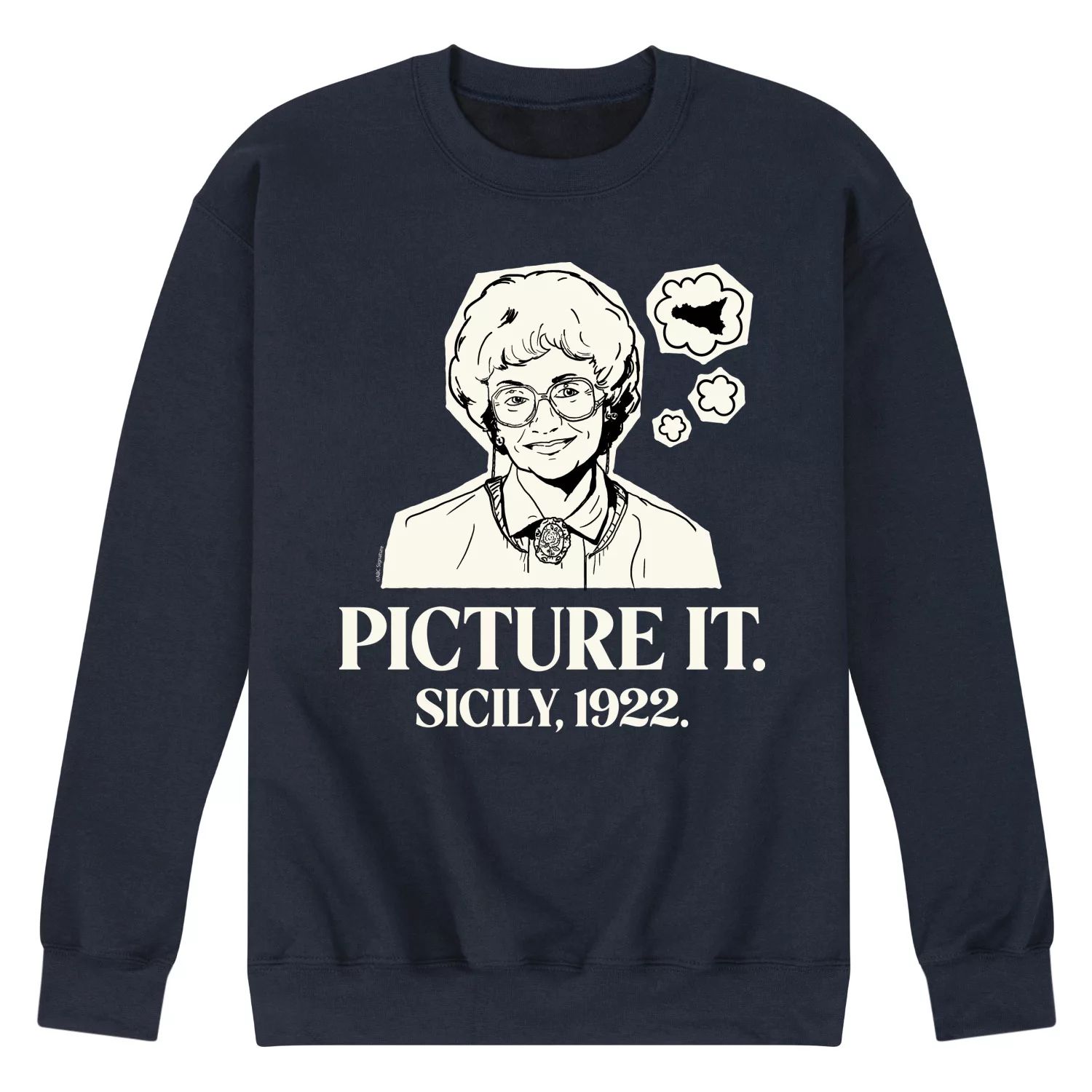 

Мужской свитшот Golden Girls Picture Sicily Licensed Character