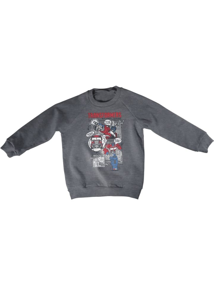 

Детская толстовка "Transformers Pow Woosh Boom! Kids Sweatshirt" серого цвета Transformers