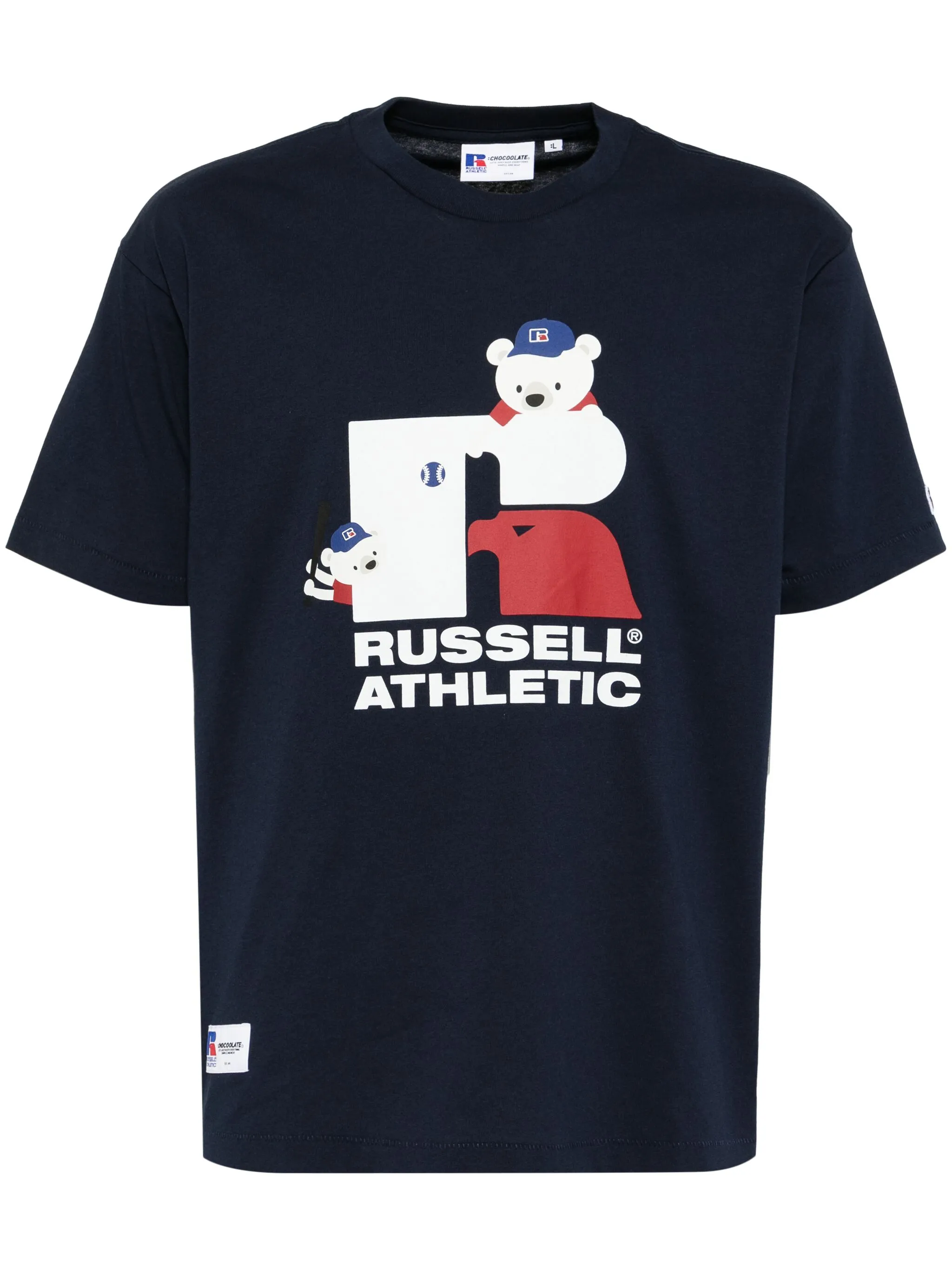 

Футболка из коллаборации с Russell Athletric Chocoolate, синий