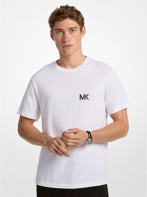 

Футболка из хлопка с логотипом Michael Kors, белый