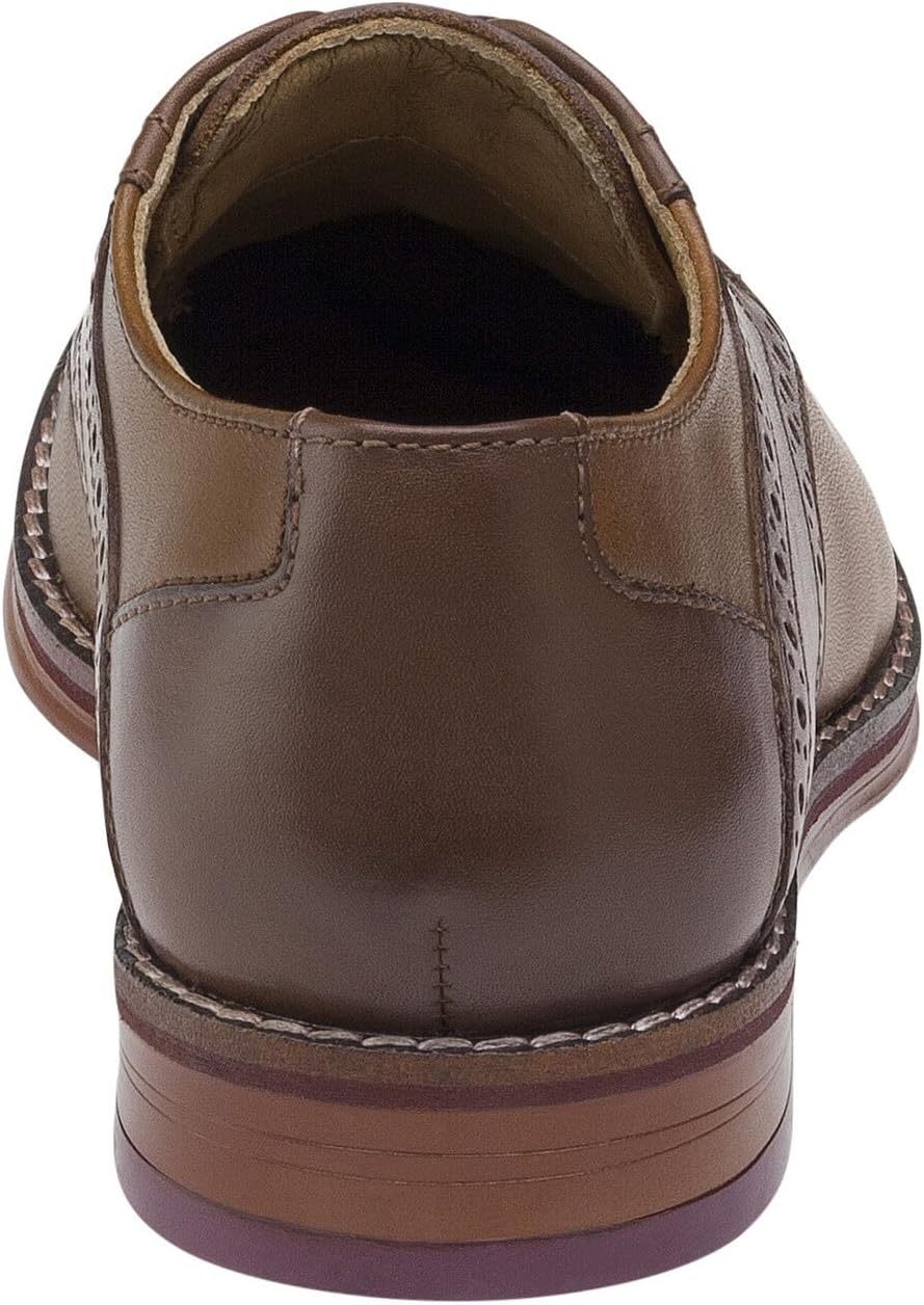 Johnston Murphy Большой размер Conard Saddle Детские Ботинки на шнуровке Johnston & Murphy, коричневый — фото 4