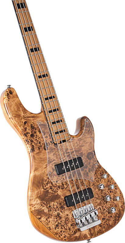 

Басс гитара Cort GBMODERN4OPVN GB-Modern 4 Poplar Burl Top Rstd. Maple Neck 4-String Electric Bass Guitar w/Case