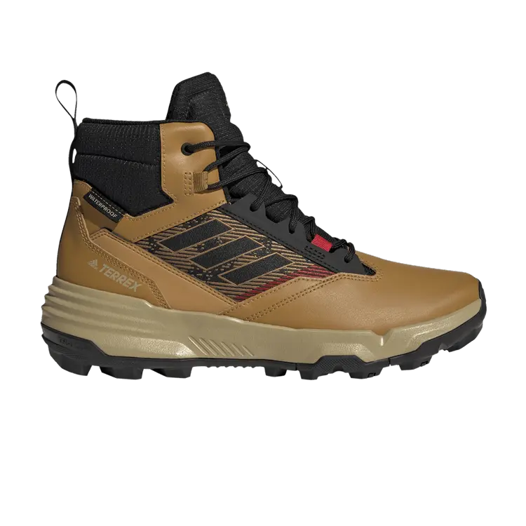 

Кроссовки Terrex Unity Leather Mid Rain.RDY 'Beige Tone Mesa', желто-коричневый