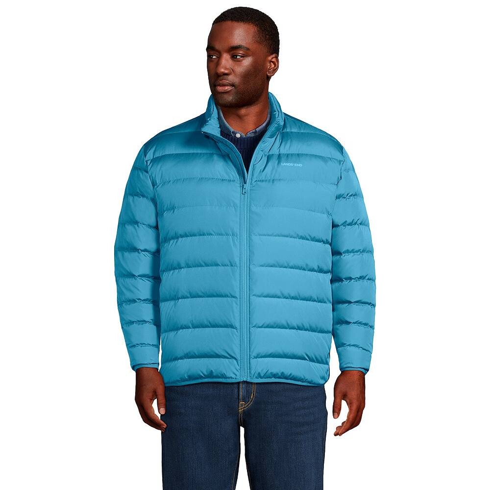 

Зимнее пуховое пальто Big & Tall Lands' End, цвет Muted Blue