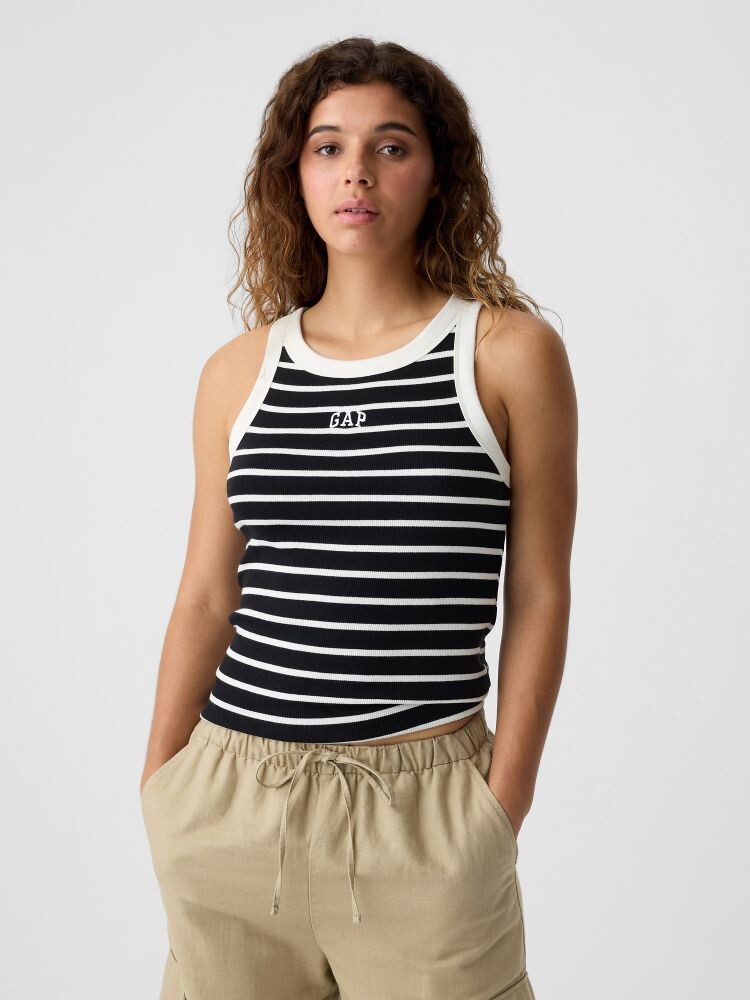 

Футболка с логотипом Gap, черный