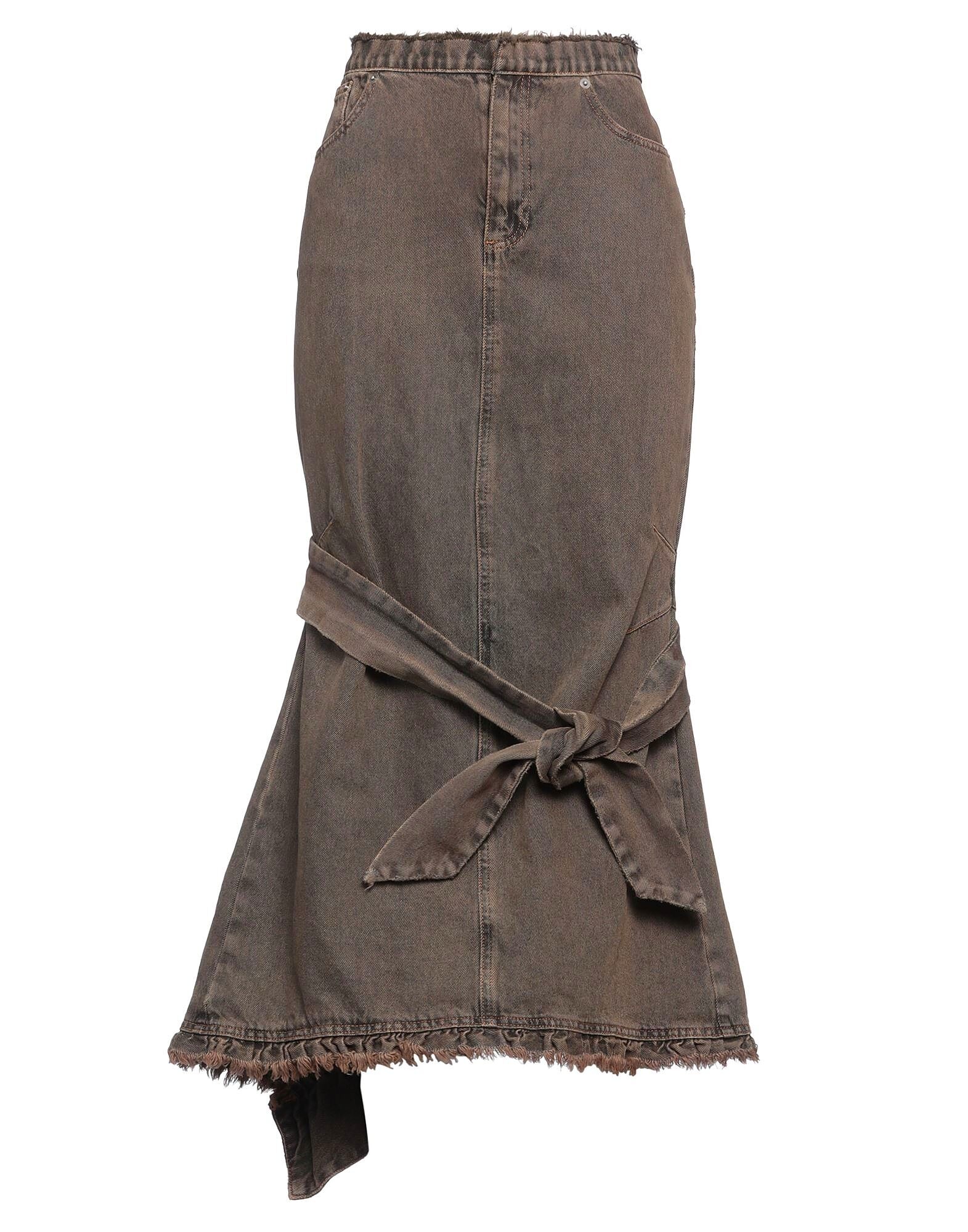 

Джинсовая юбка Cormio, коричневый