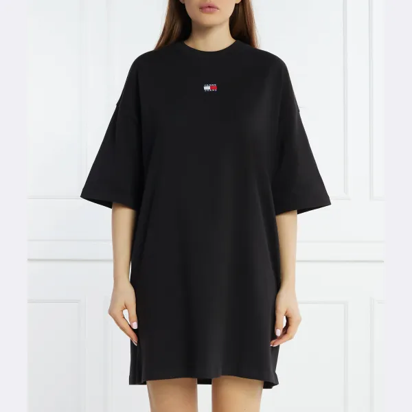 

Платье-Футболка с логотипом Tommy Hilfiger, черный