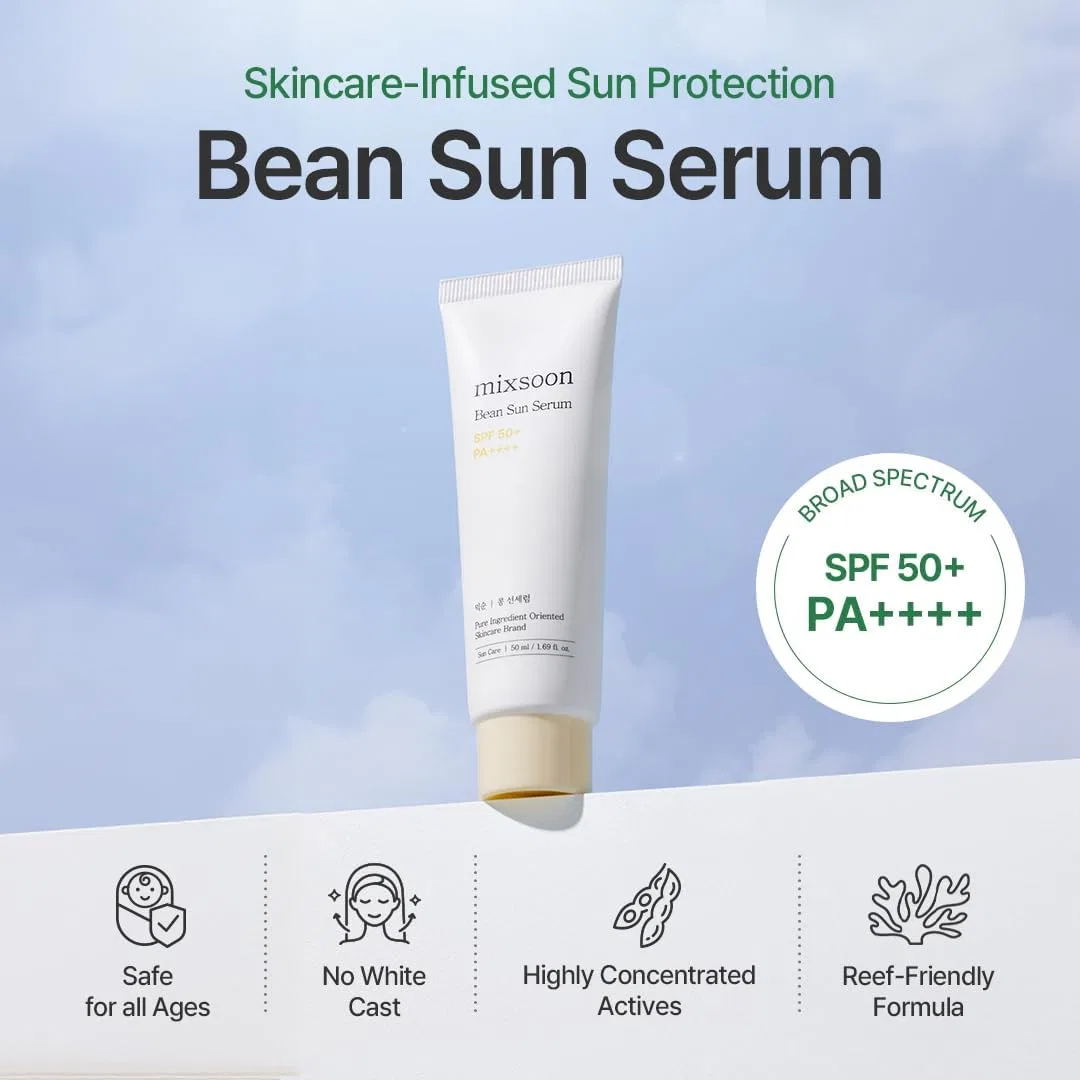 Солнцезащитный крем для лица mixsoon Bean Sun Serum, 50 мл — фото 2
