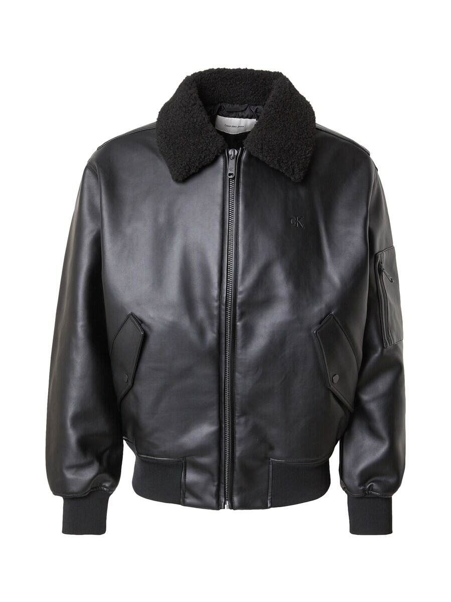 

Кожаная куртка Calvin Klein Jeans Between-Season Jacket, черный