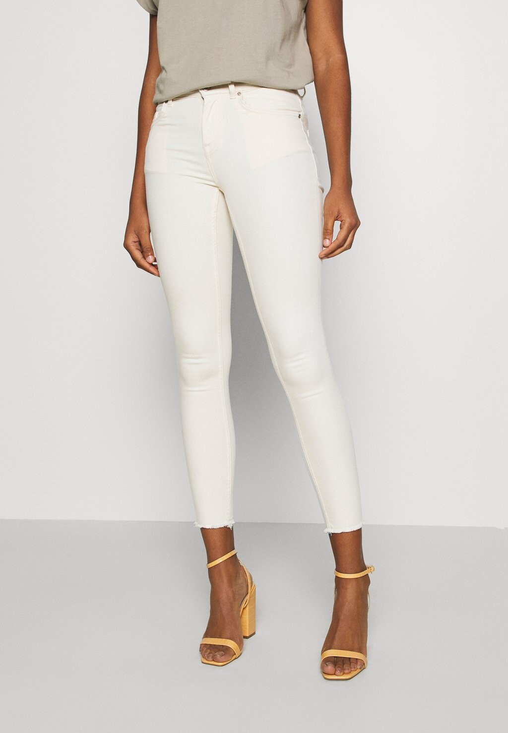 

Джинсы Skinny Fit ONLY Onlblush Raw Dot, бежевый