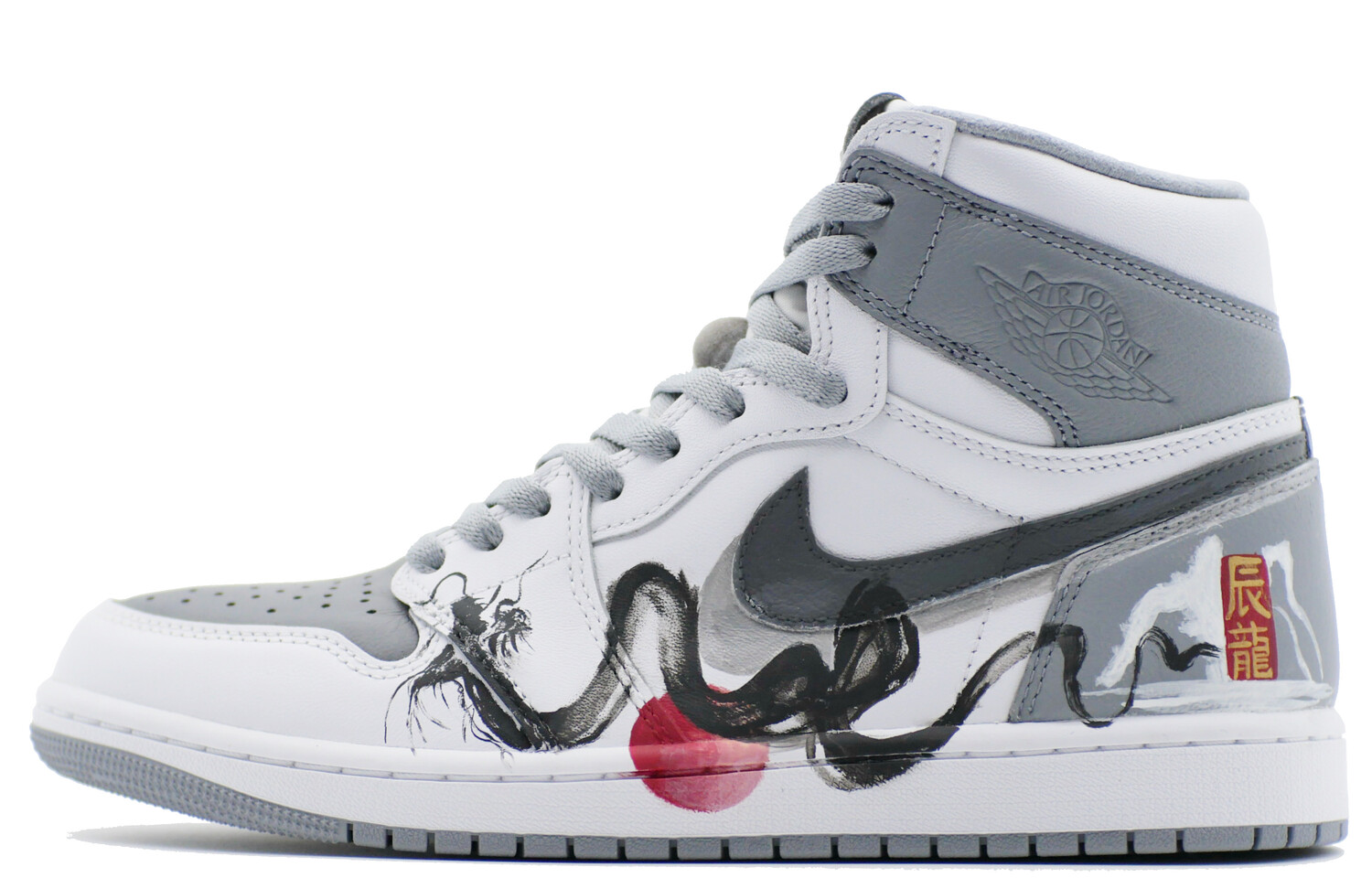 

Jordan Air Jordan 1 Vintage Баскетбольные кроссовки унисекс, Gray