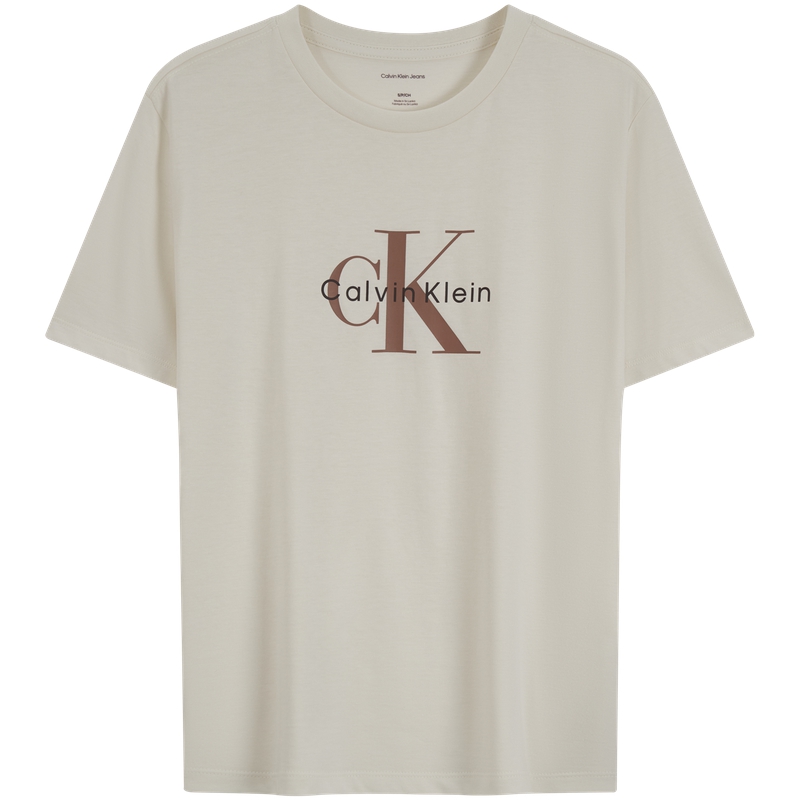 

Футболка женская Calvin Klein, слоновая кость, Бежевый, Футболка женская Calvin Klein, слоновая кость