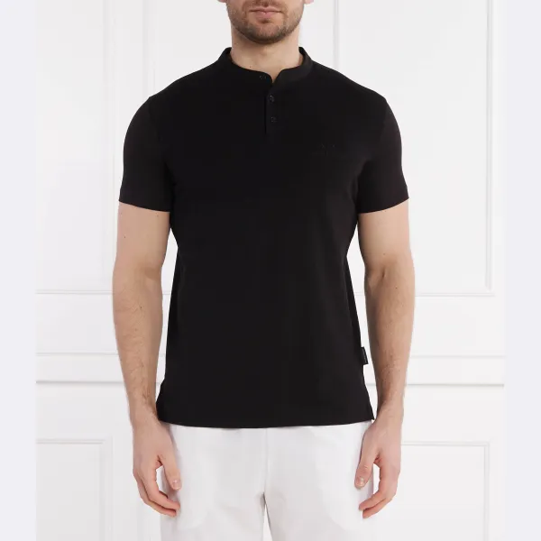

Рубашка поло стандартного кроя Armani Exchange, черный