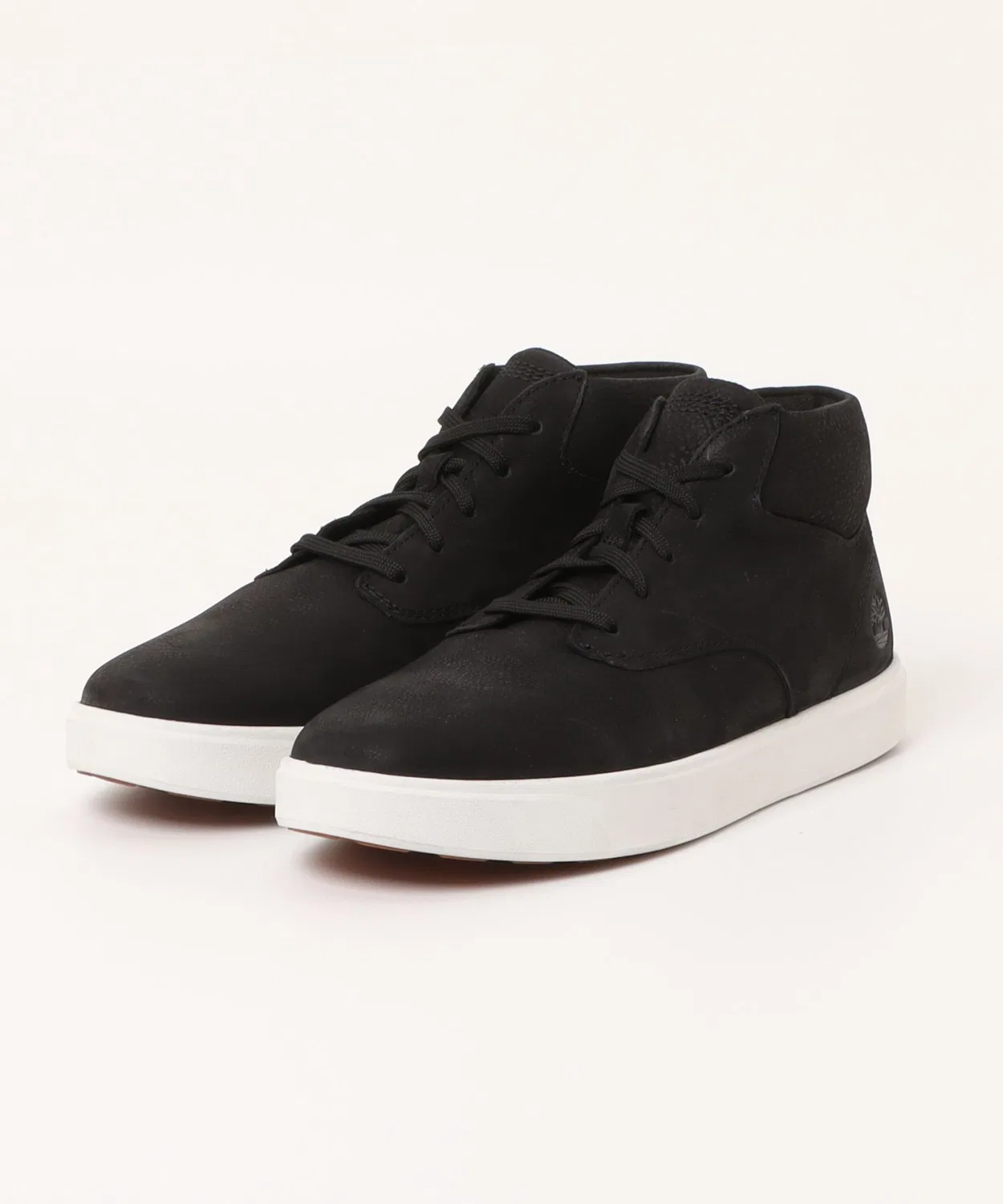 Ботинки Timberland Emerson Street Chukka из премиум-кожи, на шнуровке, черные