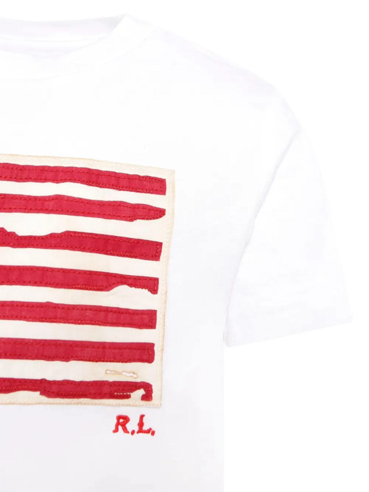 Футболка POLO RALPH LAUREN KIDS с графическим принтом, белый — фото 3