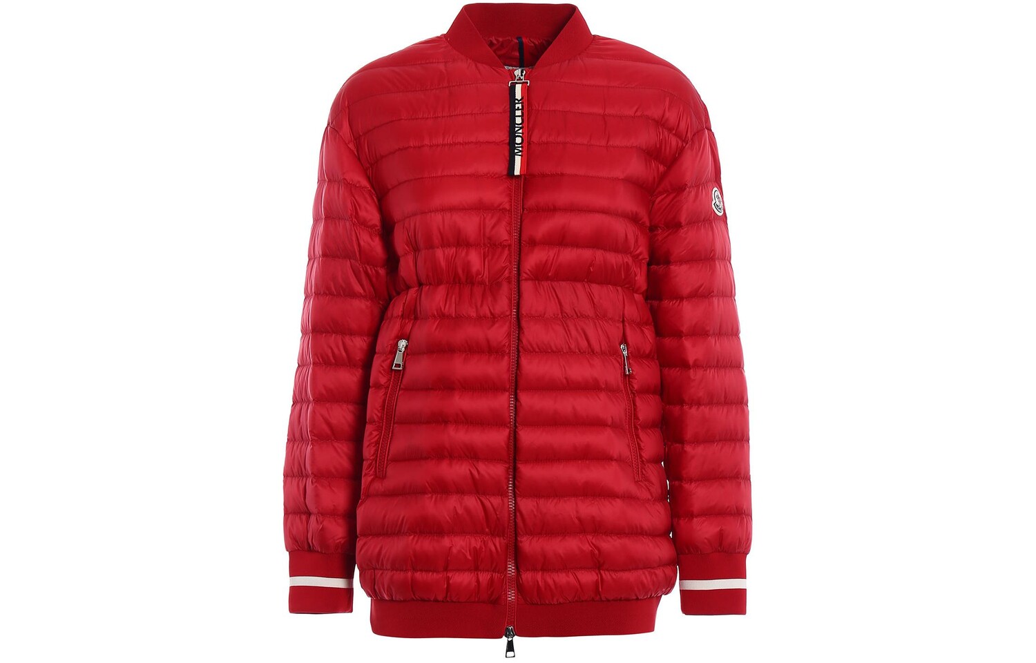 

Пуховик женский красный Moncler