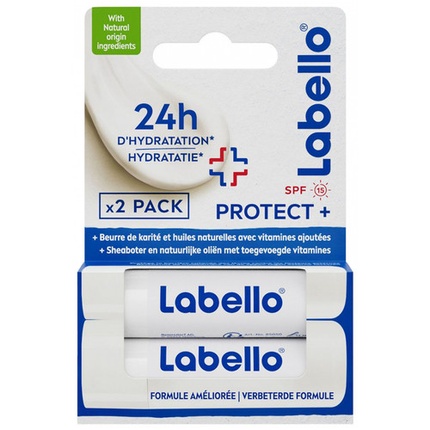 

Protect+ Lip Sticks SPF 15 4.8g - Pack of 2 Labello