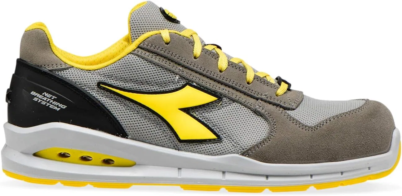 Мужские беговые кроссовки UTILITY DIADORA NET AIRBOX Low S1P SRC, C8701 Wind Grey Aluminium Grey