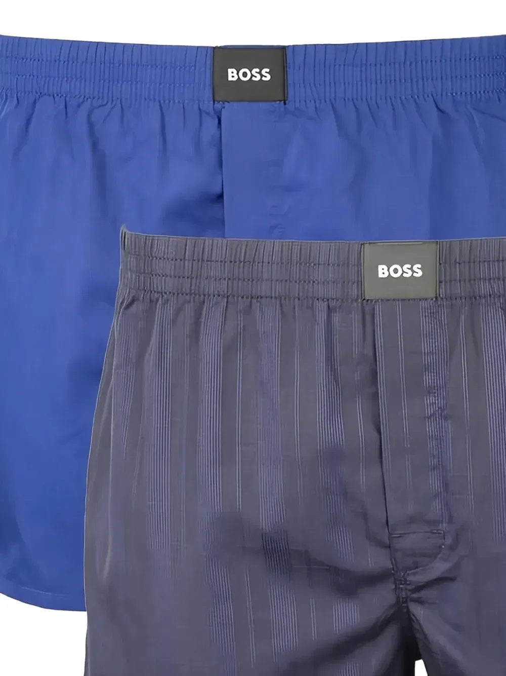Комплект из двух боксеров в полоску BOSS, синий — фото 2