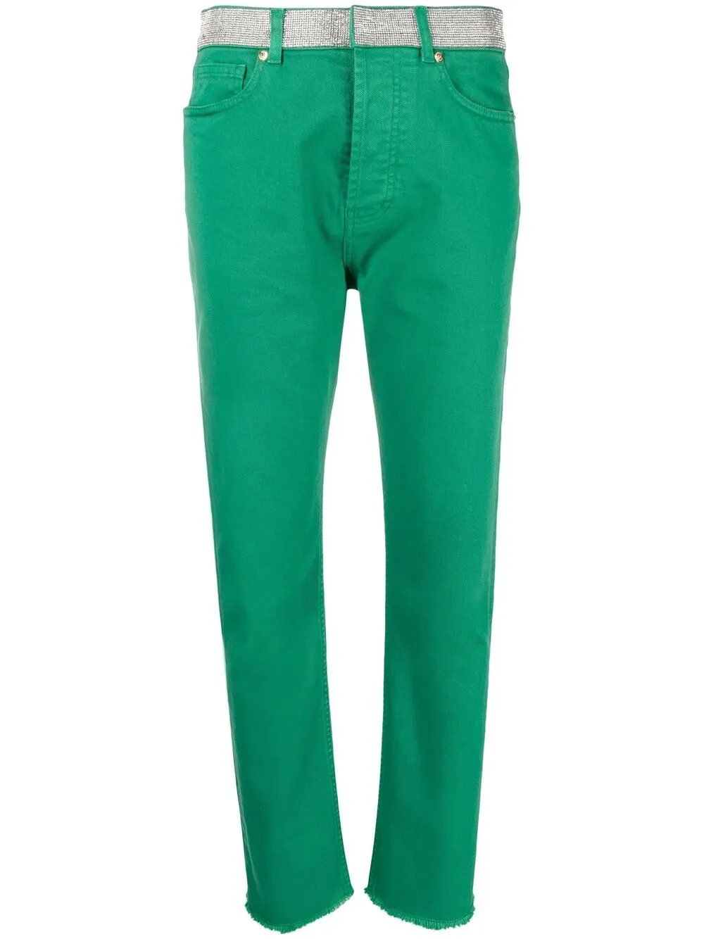 

Декорированные джинсы Alexandre Vauthier, зеленый