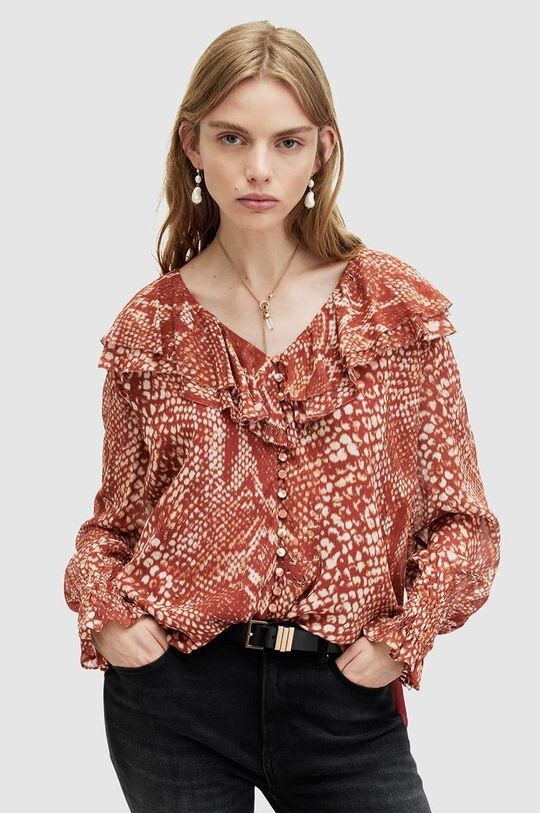 

Блузка PHOEBE WAIMEA TOP AllSaints, мультиколор
