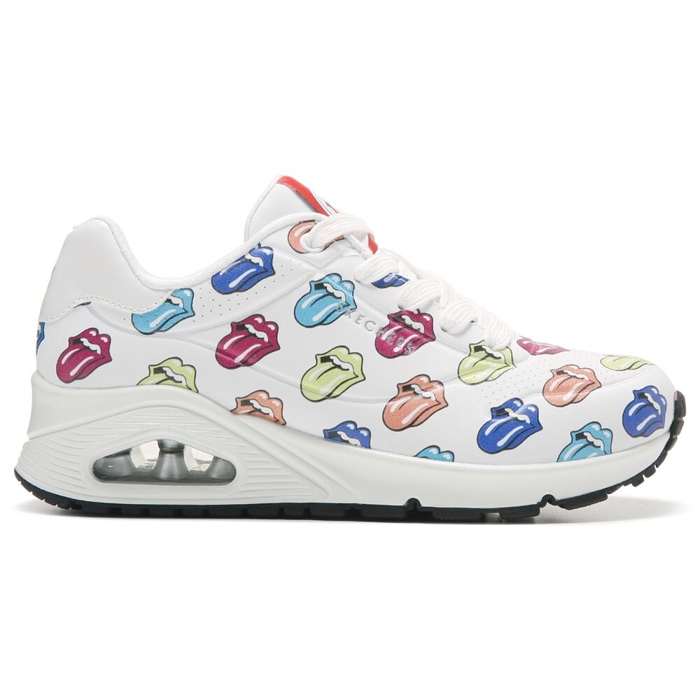 Женские кроссовки Rolling Stones Street Uno Skechers, белый — фото 2