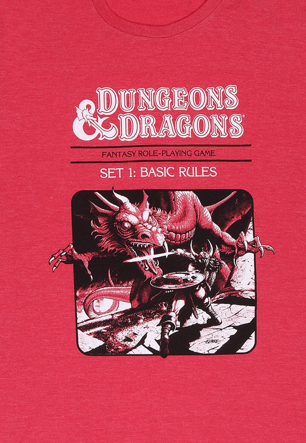 

Футболка с принтом Dungeons And Dragons Henry Tiger, винтажный вересково-красный