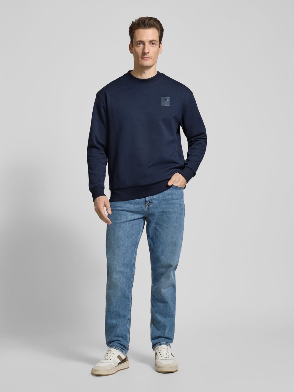 

Толстовка с ребристыми манжетами модель «Балрам» JOOP! Collection
