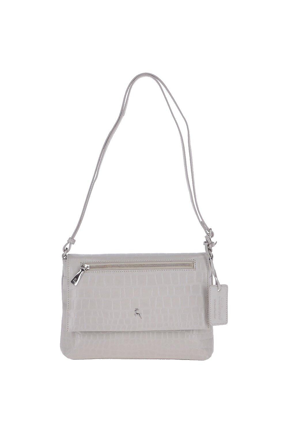 

Сумка через плечо из натуральной кожи с принтом 'Siane' Ashwood Leather, серый