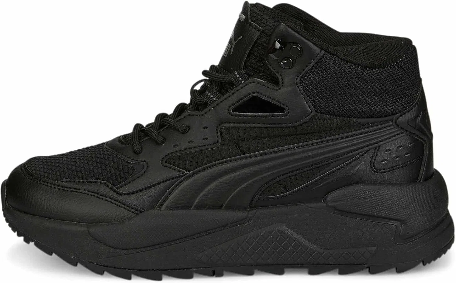 Мужские кроссовки PUMA Undefined X-Ray Speed Mid WTR Youth Trainers, черный, темно-серый