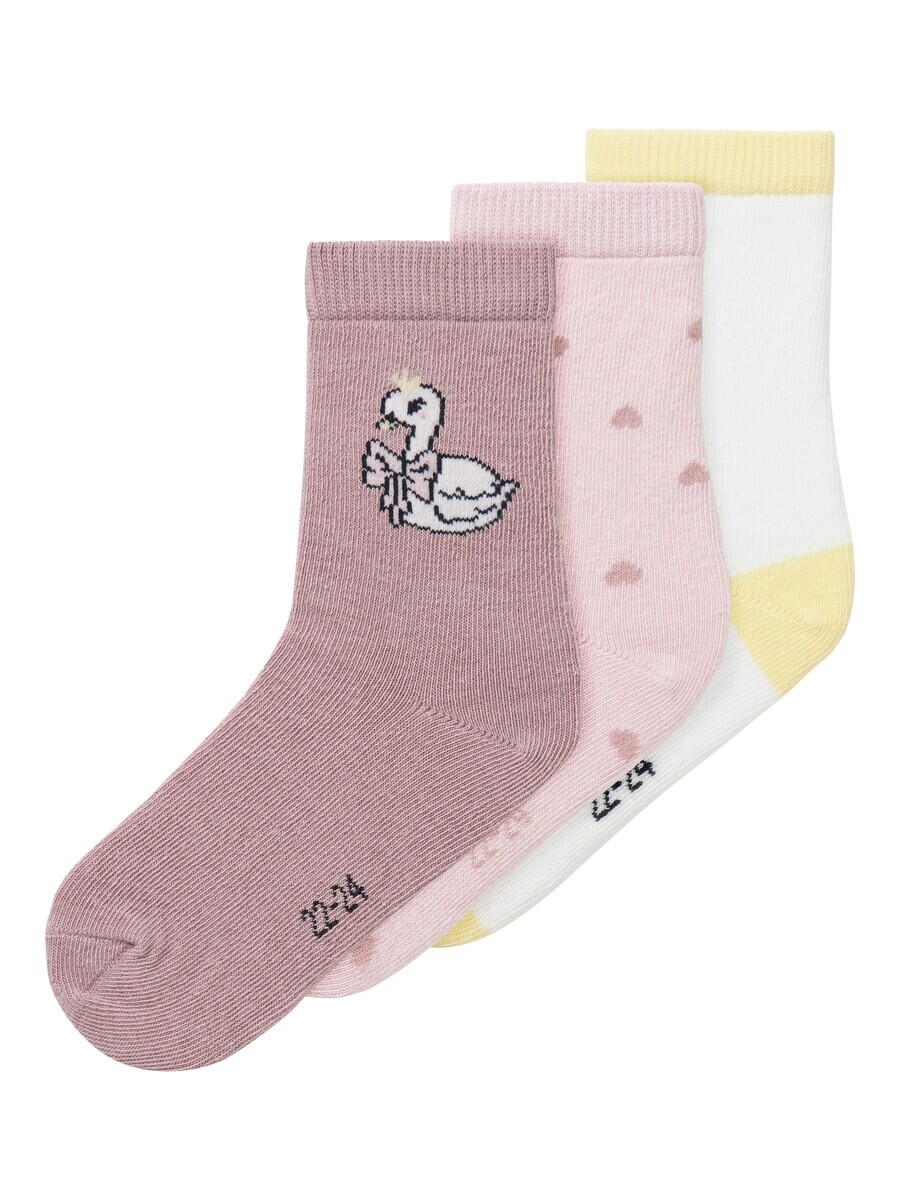 

Носки NAME IT Socks NMFVINNI, цвет mauve/rose/white