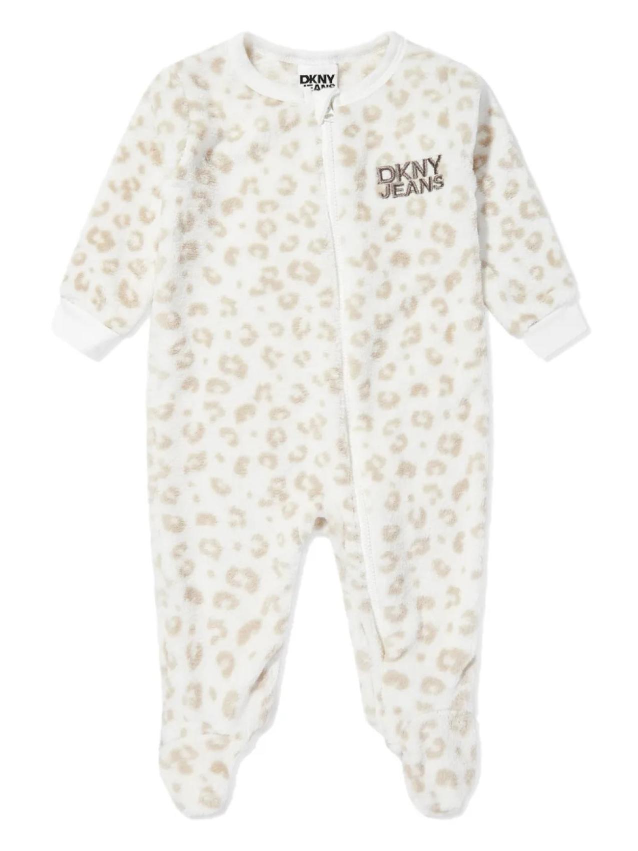 

Пижама Dkny Kids с леопардовым принтом и жаккардом, нейтральный