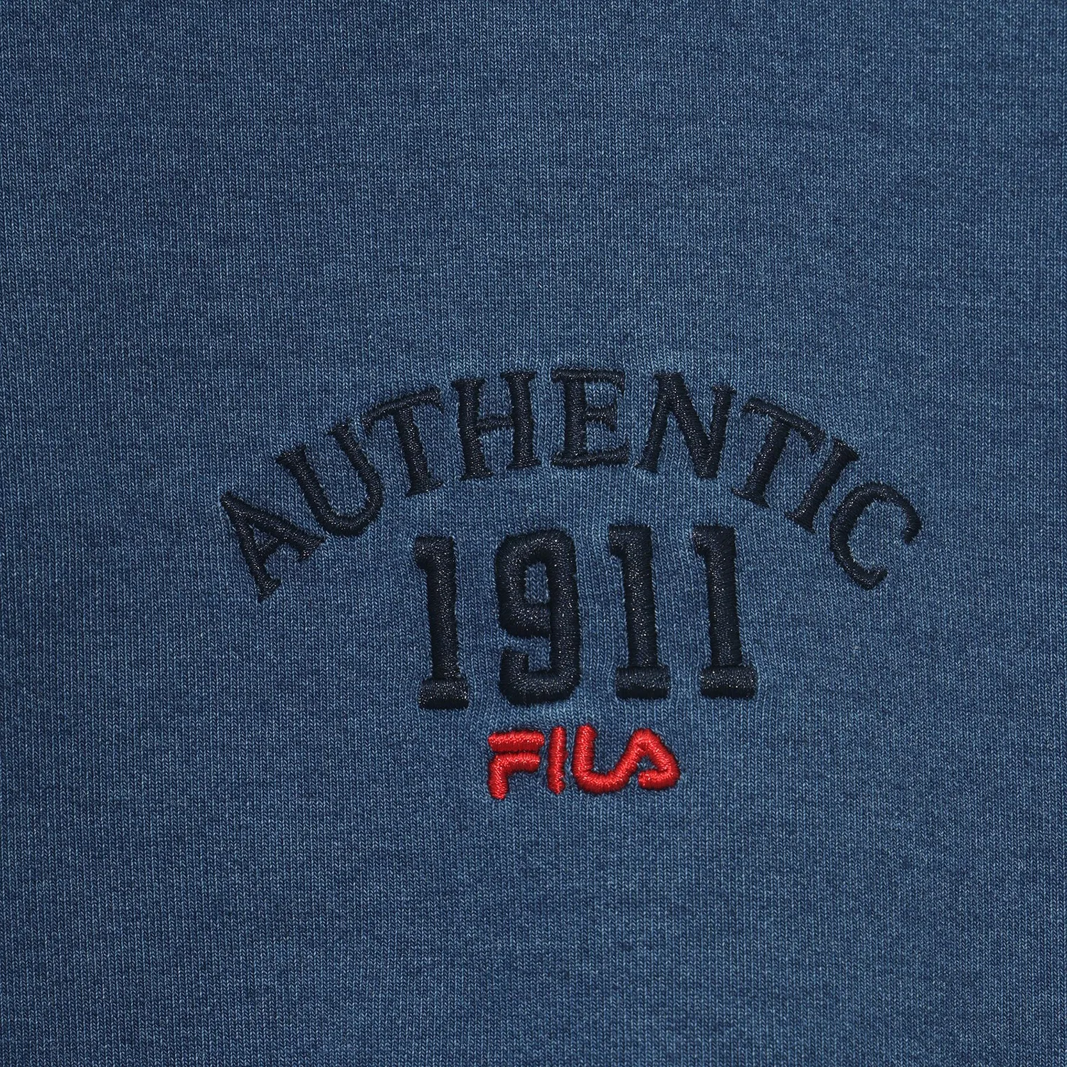 Детский жилет Fila Kids Campus с капюшоном на молнии, синий — фото 3
