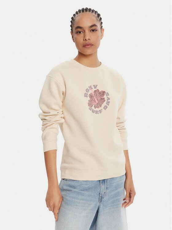 

Свитшот regular fit Vl Surf Stoked Hoodie Brushed ERJFT05028 Roxy, бежевый