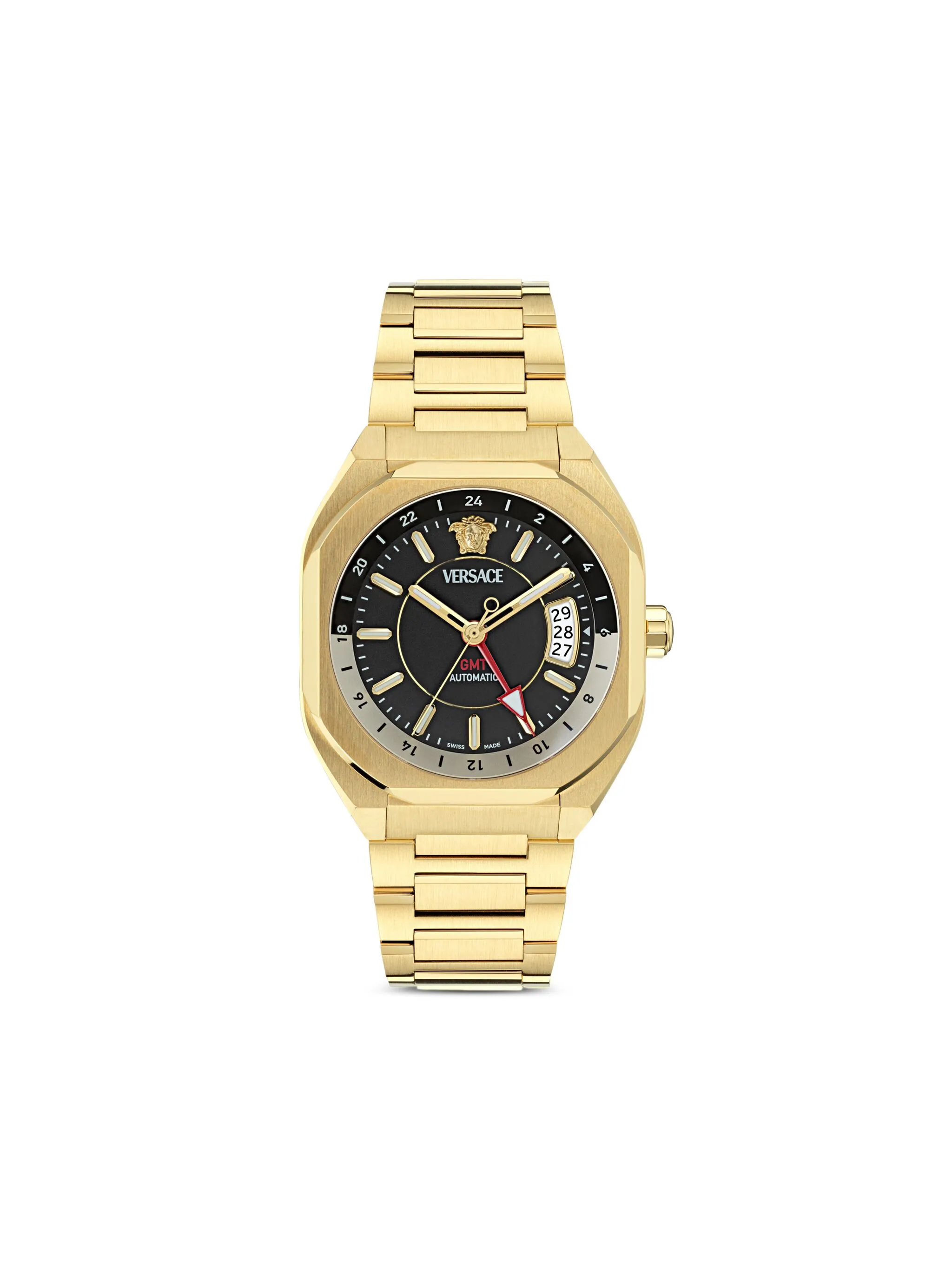 

Наручные часы Steel GMT Automatic 48 мм Versace, черный