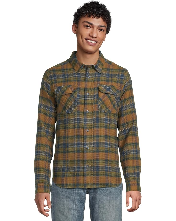 

Мужская фланелевая рубашка RVCA Dayshift с длинным рукавом, Olive