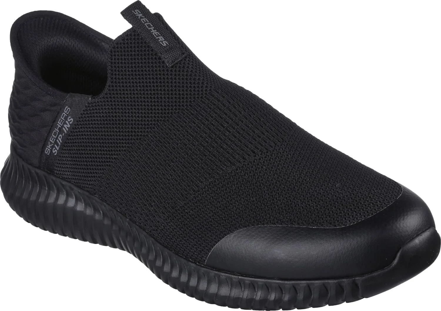 Мужские слипоны Skechers Hands Free Cessnock Rylind SrSneaker, белый/черный — фото 2