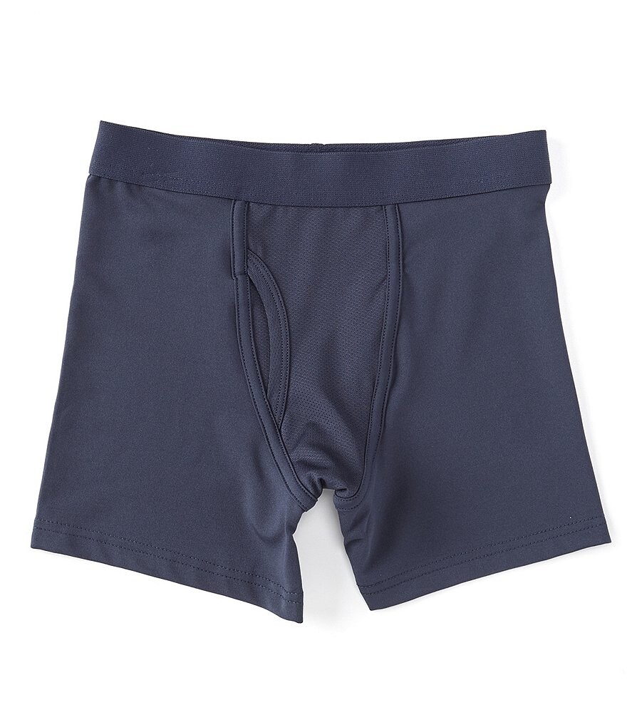 

Однотонные синтетические боксеры Class Club Little/Big Boys 6–20, синий