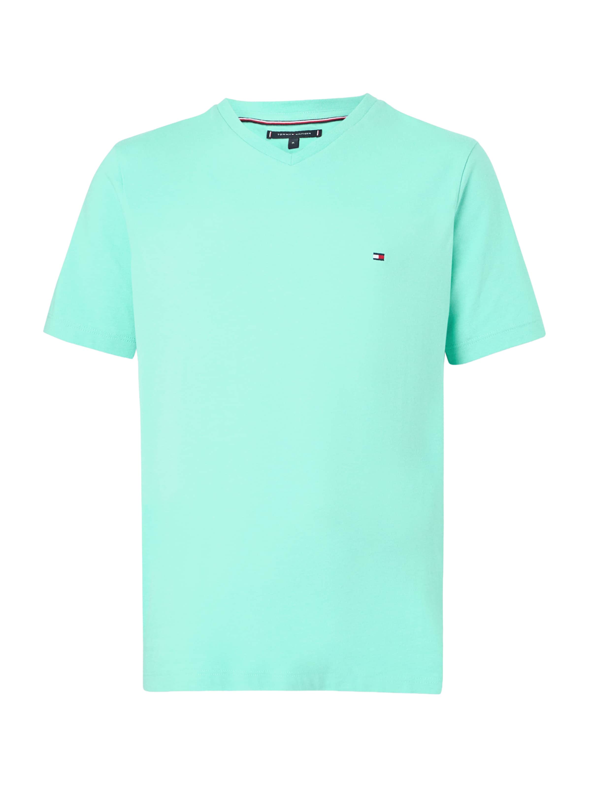 

TOMMY HILFIGER Футболка 'ESSENTIAL' в цвете Aqua