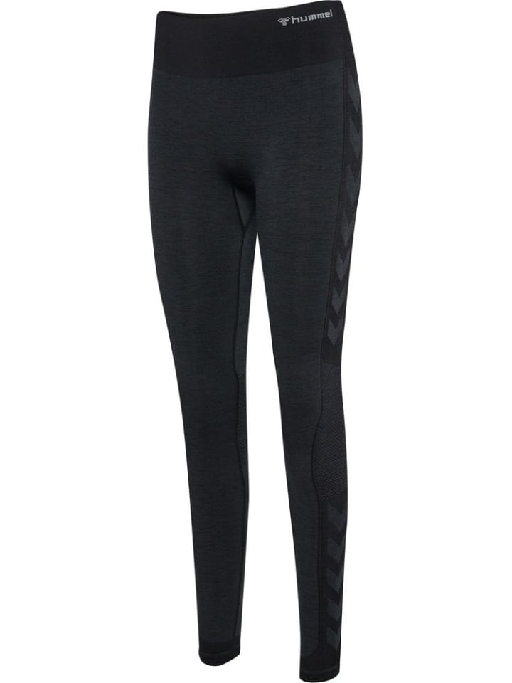 

Леггинсы Hmlmt Shine Seamless Mw Tights черного цвета Hummel