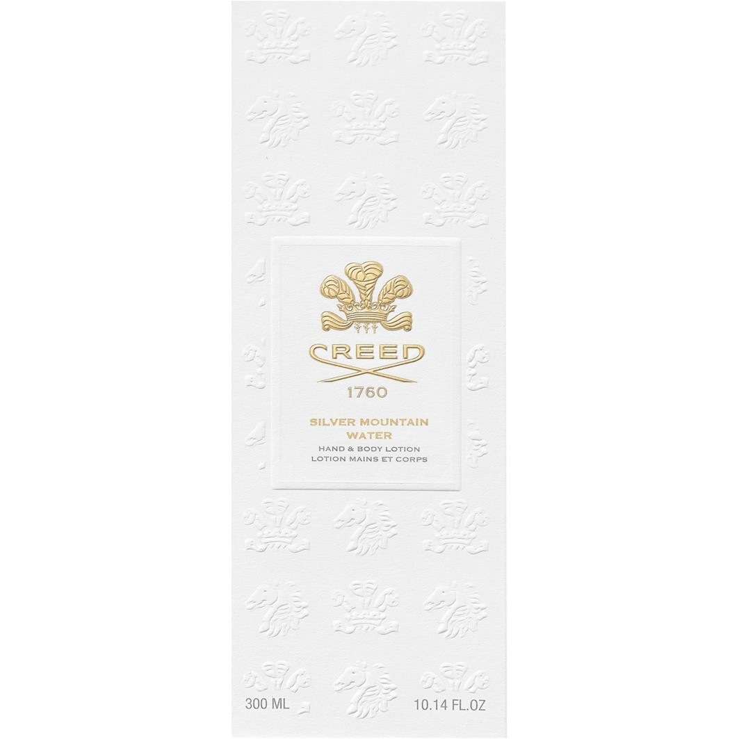 Лосьон для тела silver mountain water hand & body lotion Creed, объем 300 мл — фото 3
