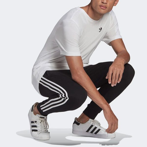 Спортивные штаны adidas originals Classic Side Stripe Bundle Feet Casual Running Sports Pants Black, черный — фото 4