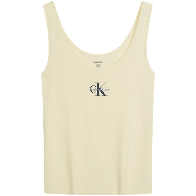 Топ-майка женская с круглым вырезом Moderate Others Calvin Klein, zrk-egg custard