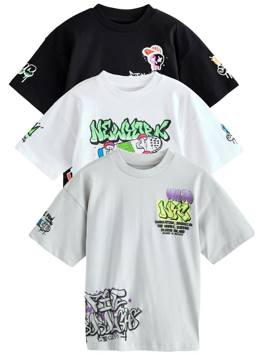 

Рубашка Next, цвет Grey/Black/White