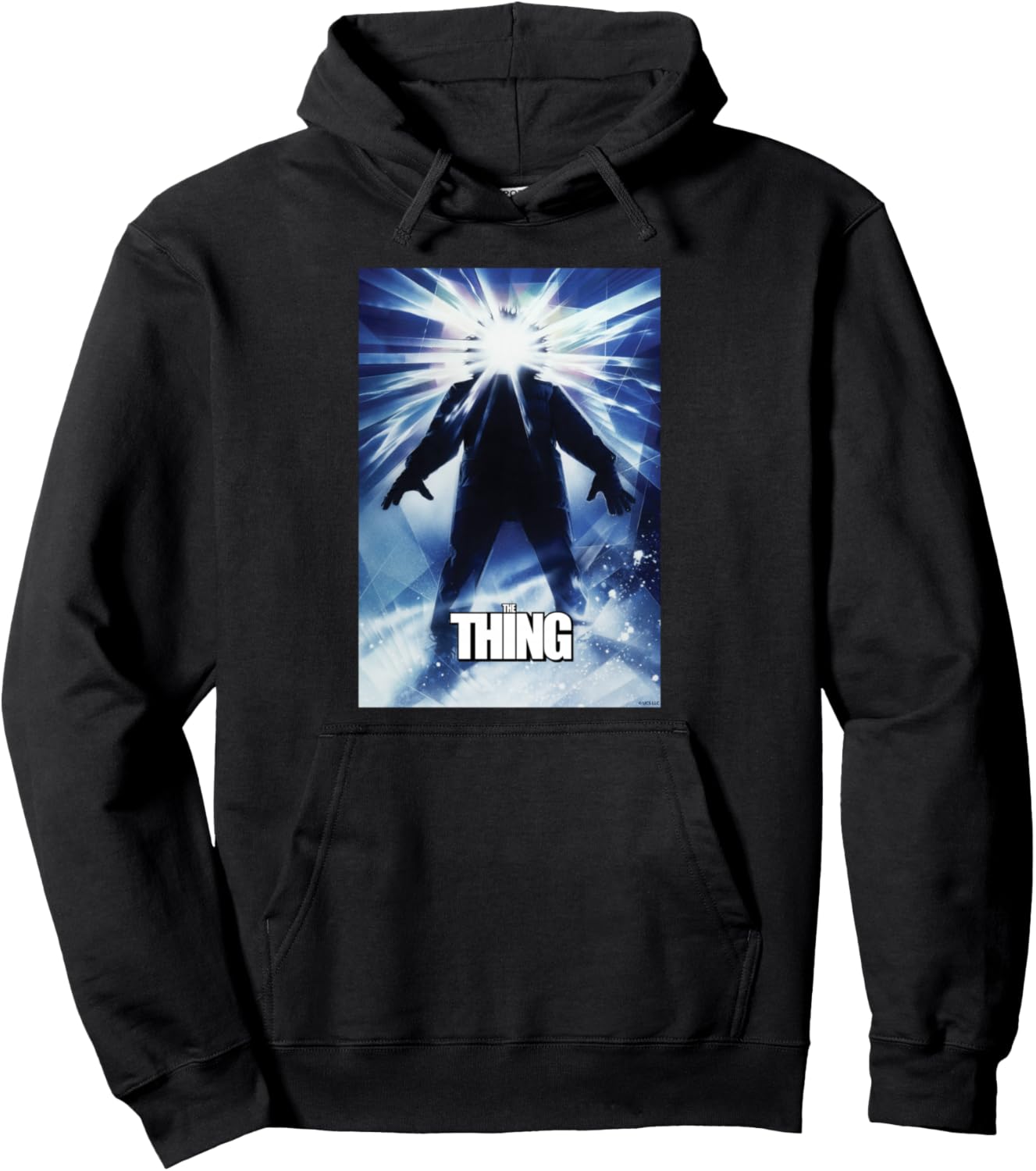 

Толстовка с изображением светящегося силуэта из фильма «Нечто» The Thing, черный