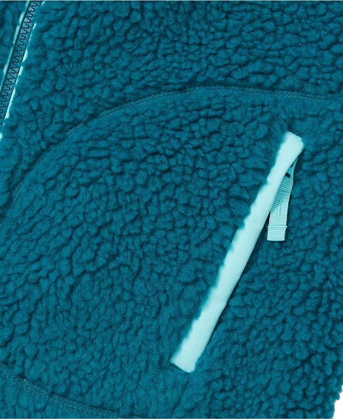 Детская водонепроницаемая утепленная куртка из смешанных материалов Lands' End, синий — фото 4